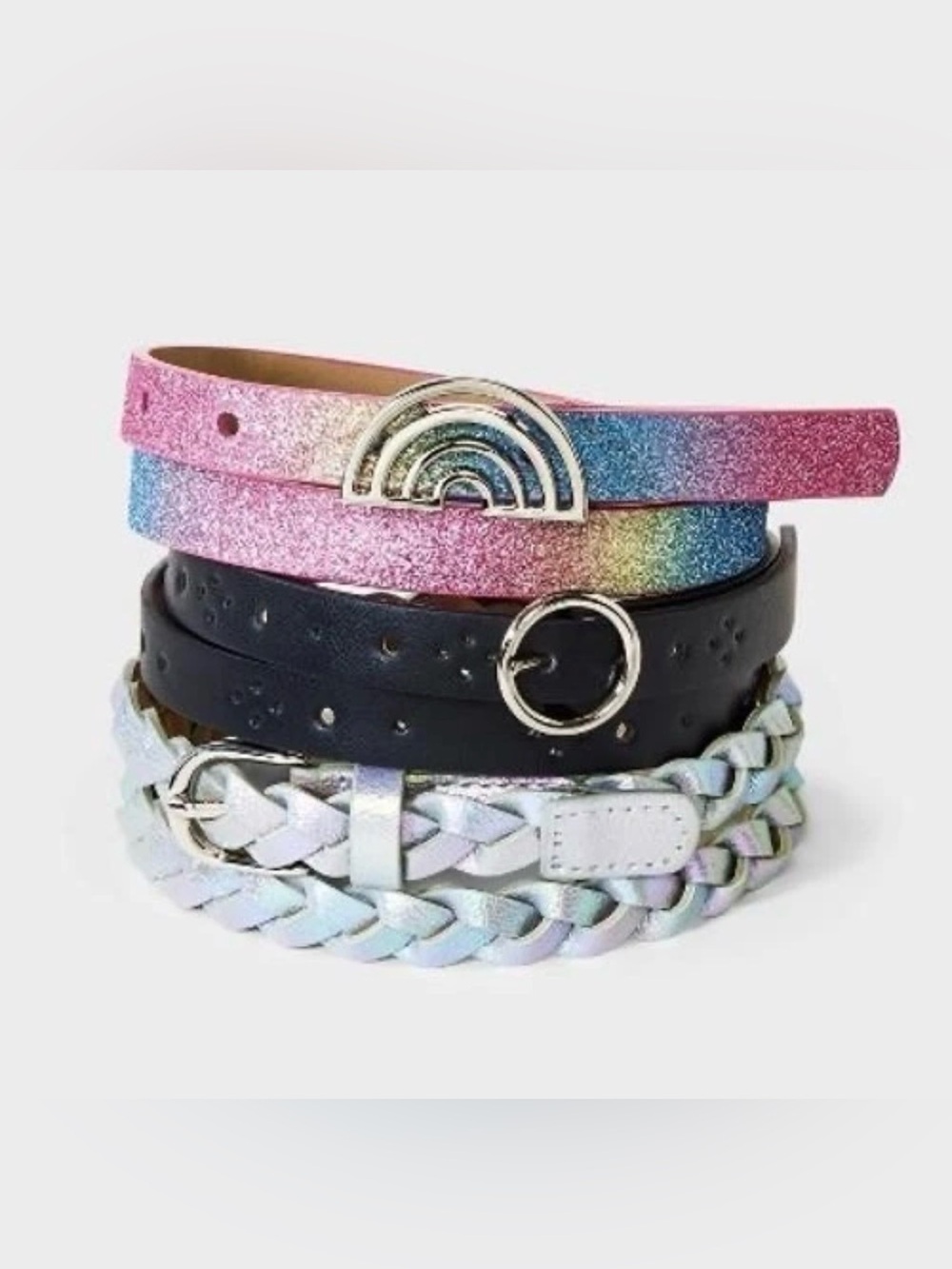 TARGET
Girls 3pk Rainbow Belts - Cat & Jack : Adjustable skinny Belts size small